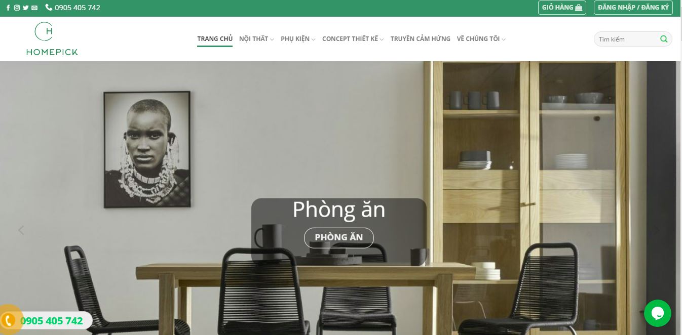 vì sao Homepick chọn Halo Media thiết kế website nội thất