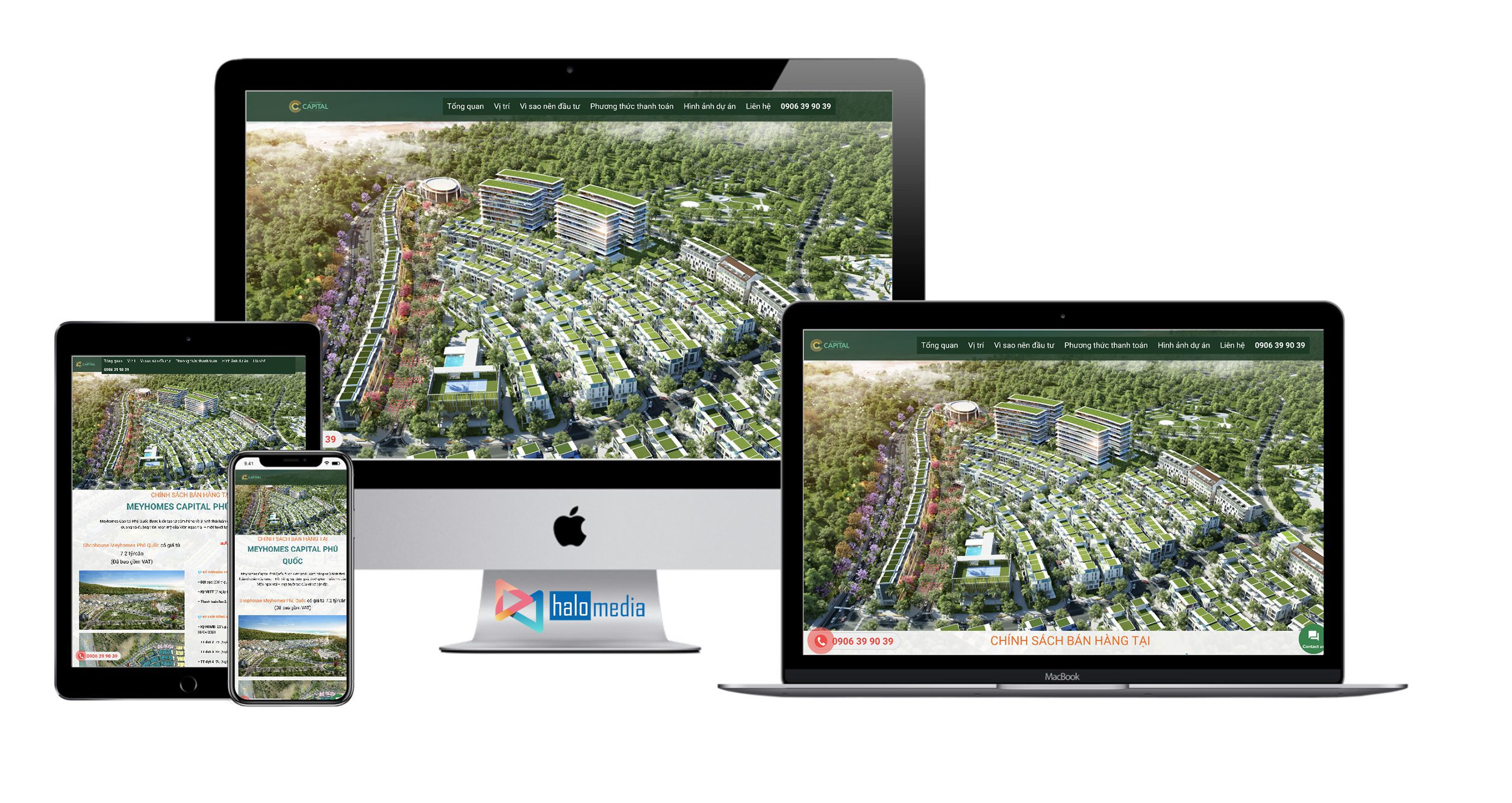 Thiết kế landing page BĐS giá rẻ uy tín