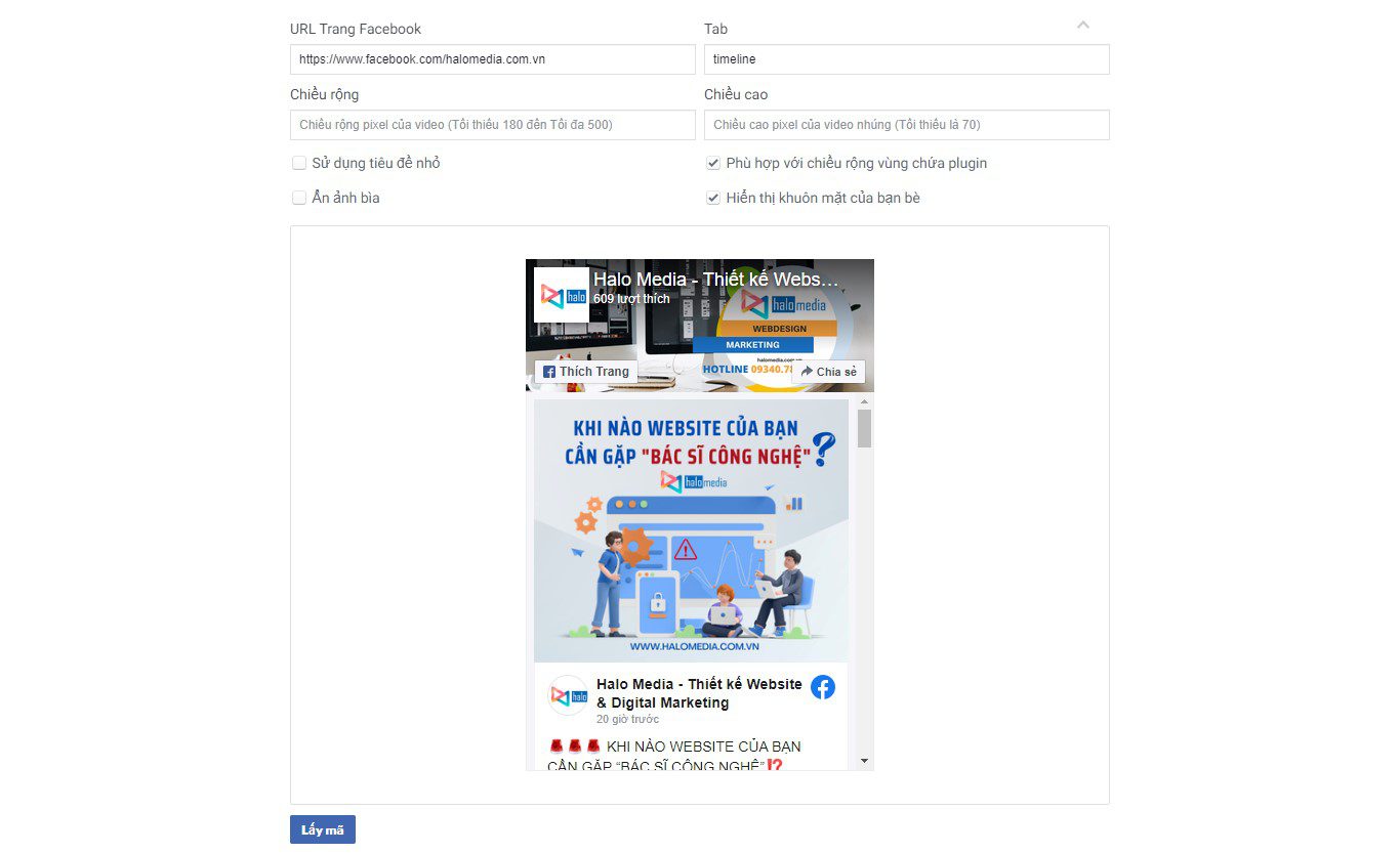 chen-fanpage-vao-web-halo-media