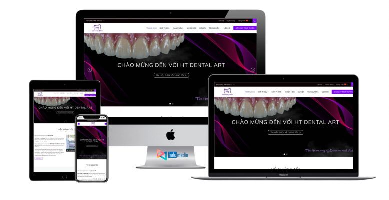 Thiết kế website phòng lab nha khoa