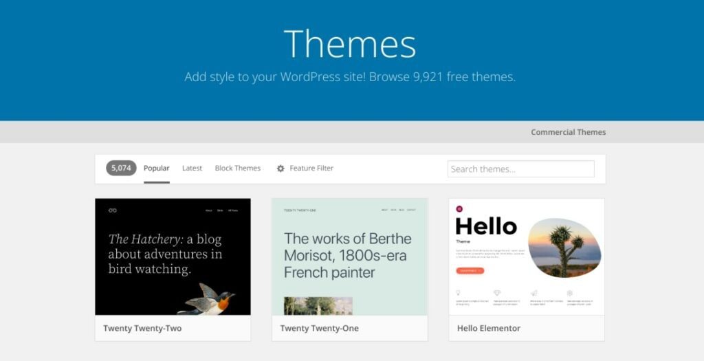 thuật ngữ trong thiết kế Web WordPress
