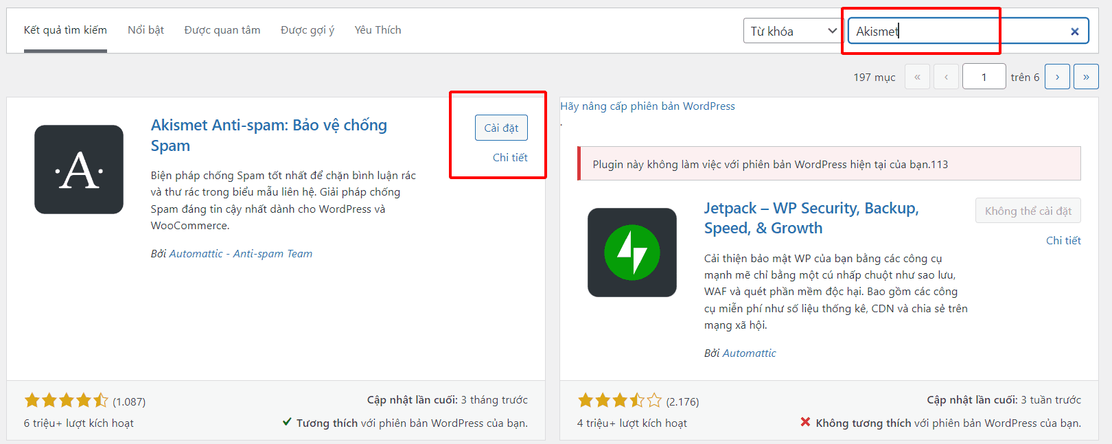 Cách chống spam bình luận trong WordPress bằng Plugin akismet
