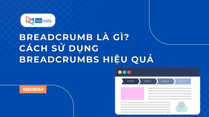 breadcrumb la gi halomedia thiết kế web Halo Media