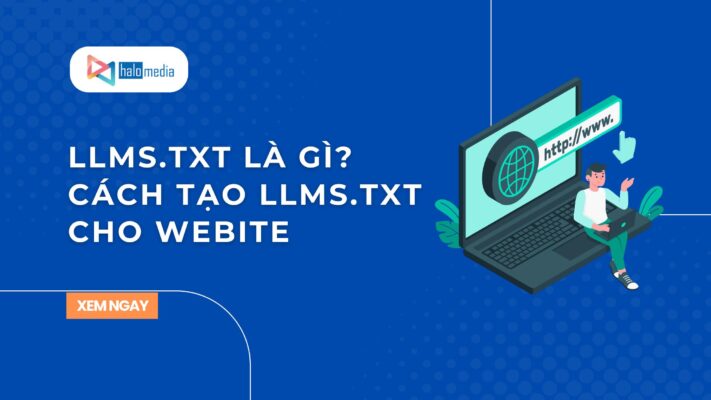 llms txt la gi halomedia thiết kế web Halo Media