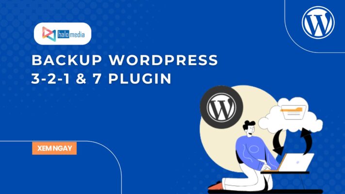 backup wordpress 3 2 1 va 7 plugin halomedia thiết kế web Halo Media