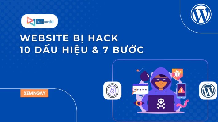 website bi hack 10 dau hieu va 7 buoc halomedia thiết kế web Halo Media