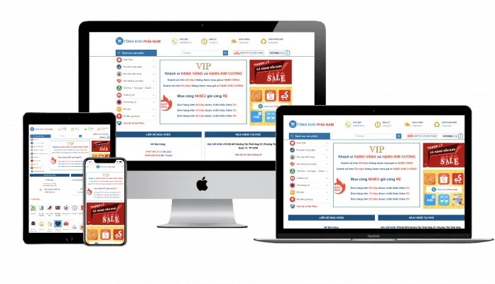 Thiet ke Website ecommerce TMDT chuan SEO Halomedia