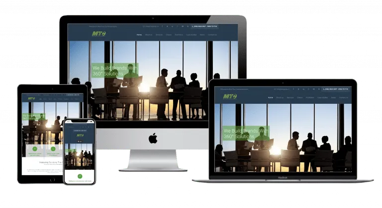 Thiet ke Website cong ty truyen thong MTC Halomedia