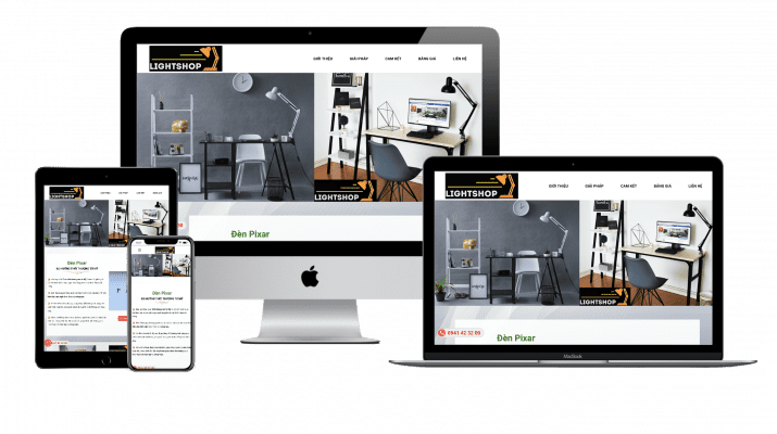 dự án thiết kế website bán đồ nội thất - website nội thất đẹp