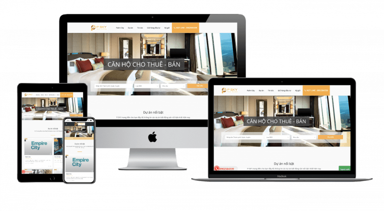 Thiet ke Website chuan seo Halomedia bat dong san