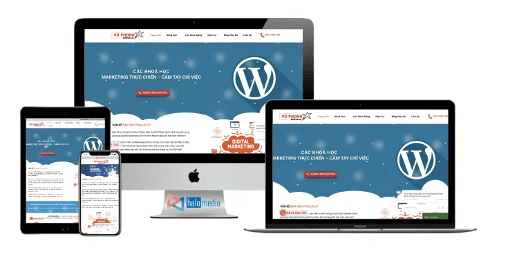 Thiết kế website Trung tâm Đào Tạo Digital Marketing chuẩn seo