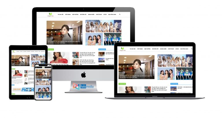 thiet ke website tin tuc chuan seo halo media