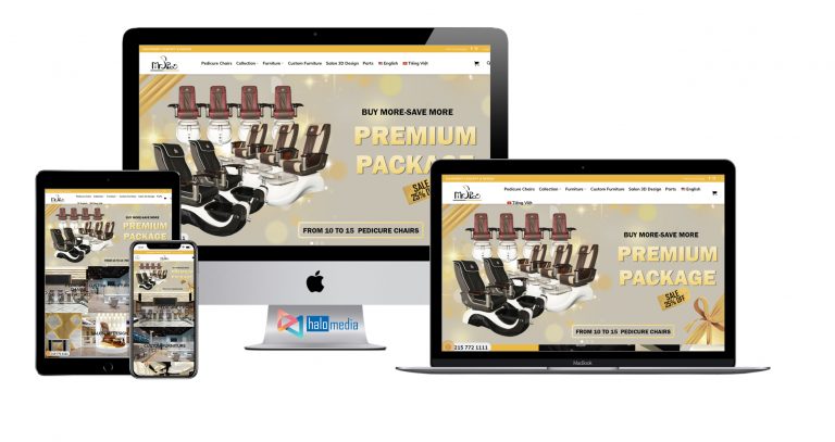 thiet ke website noi that nail spa chuan seo hcm