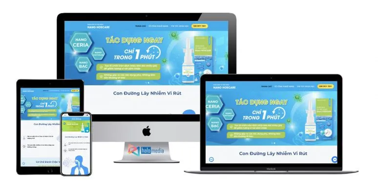 Thiet-ke-web-landing-page-y-te-duoc-pham-halomedia