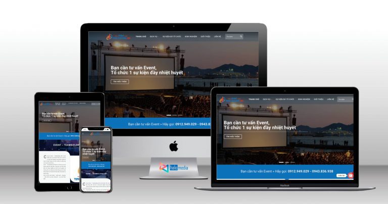 Thiết kế Web du lịch sự kiện team building