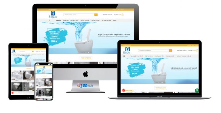 thiết kế web nội thất vệ sinh