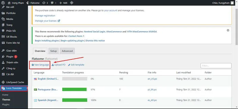 Việt hóa WordPress