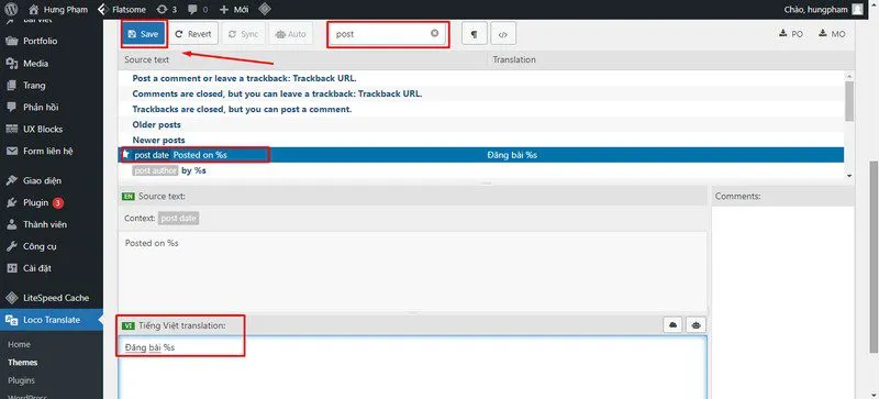 Việt hóa WordPress