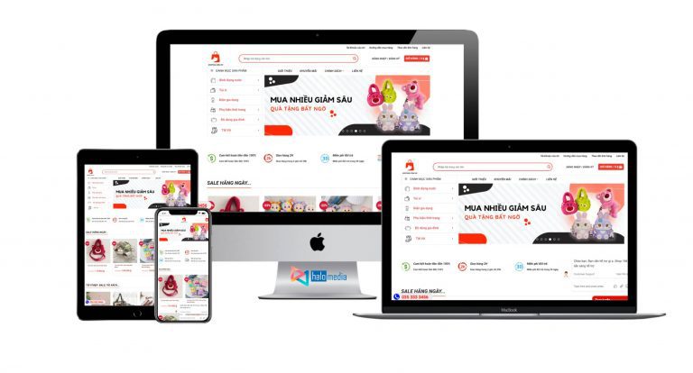 thiet ke web tmdt halo media thiết kế web Halo Media