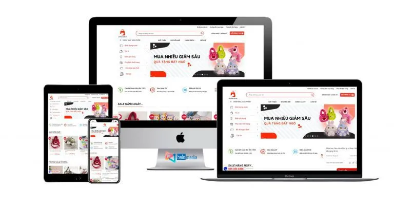 thiet ke web tmdt halo media thiết kế web Halo Media