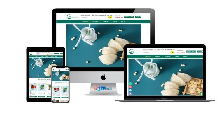 Thiết kế website yến sào