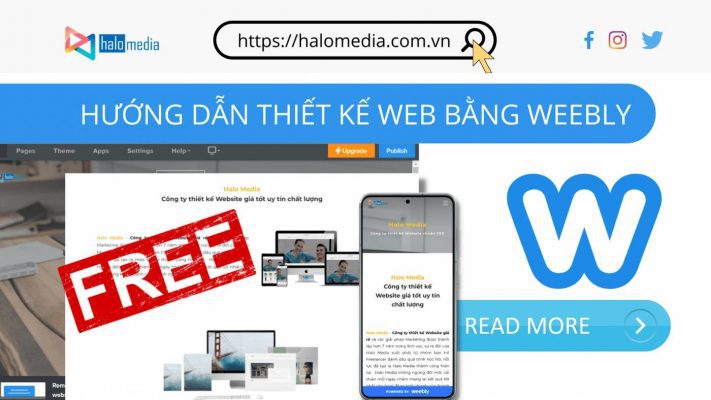 Hướng dẫn thiết kế web miễn phí với weebly