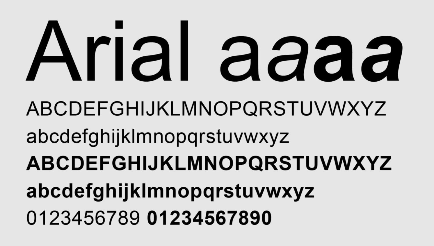 font arial thiết kế web Halo Media