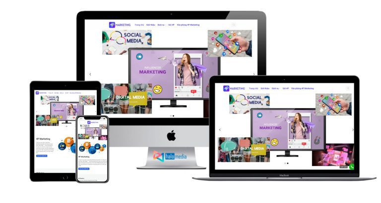 Thiết kế website Marketing agency