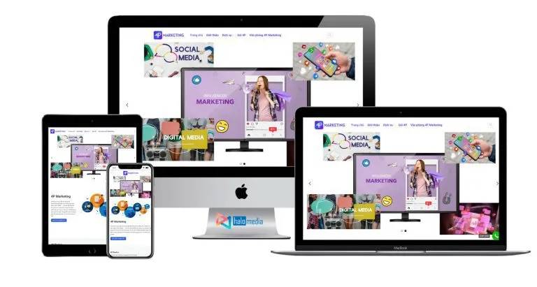 Thiết kế website Marketing agency