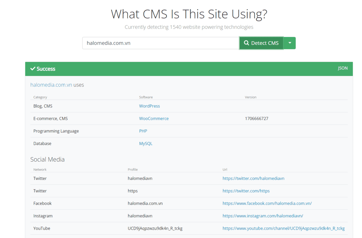 Kiểm tra mã nguồn website