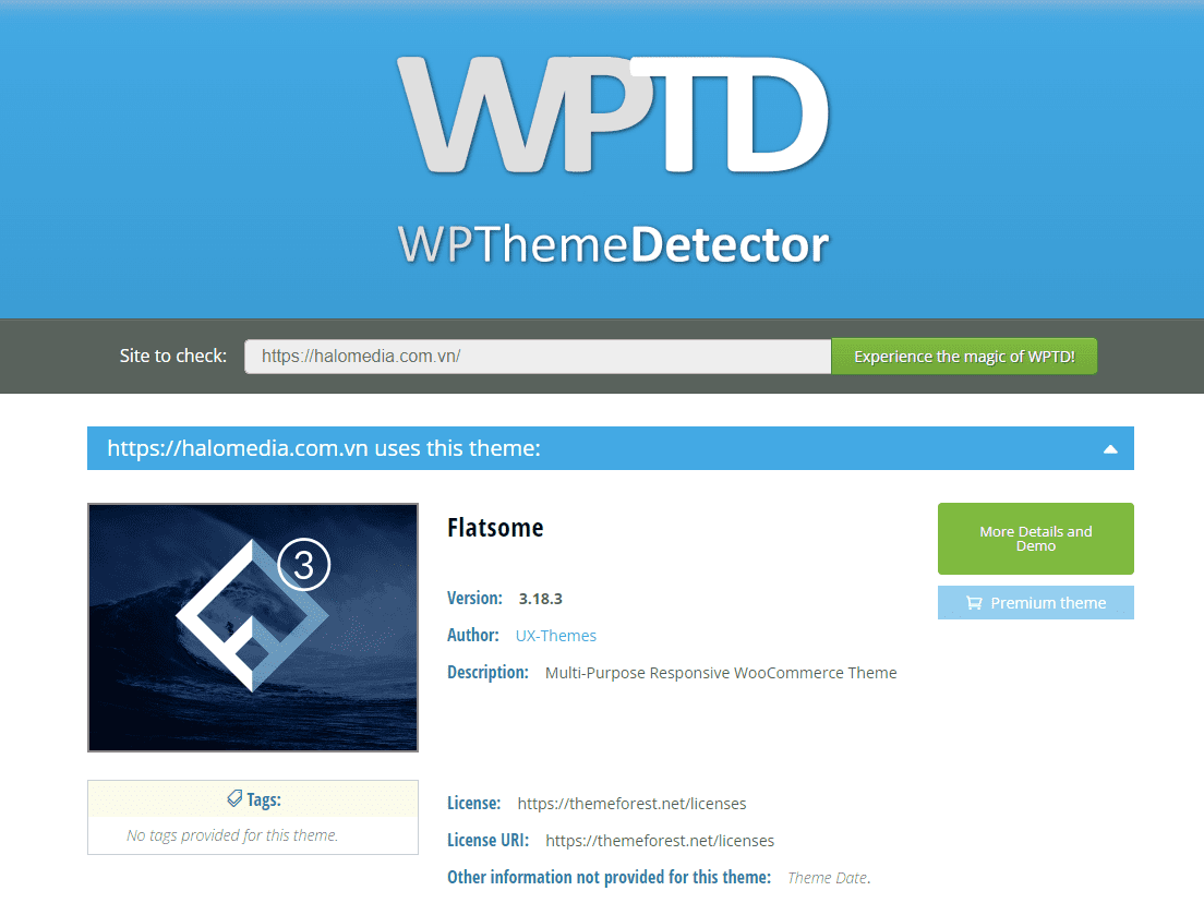 cách kiểm tra website WordPress dùng theme và plugin nào