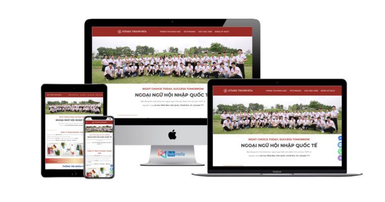 Dự án Thiết Kế Website Landing page Du học & XKLD