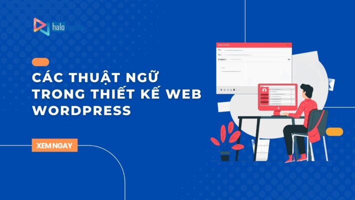 thuat ngu wordpress thiết kế web Halo Media