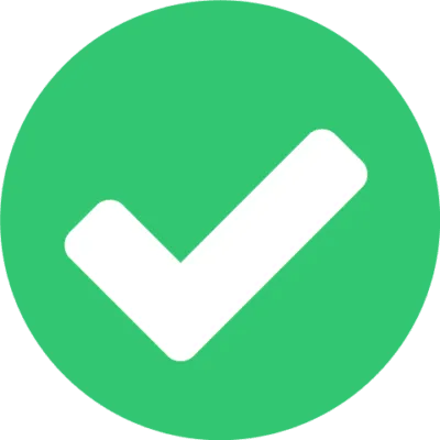 Flat tick icon.svg thiết kế web Halo Media