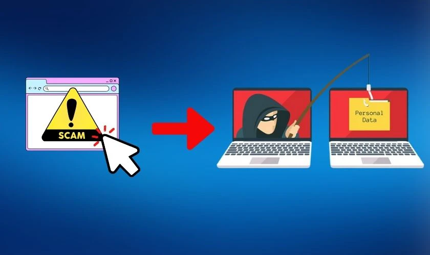 cach nhan biet trang web lua dao thiết kế web Halo Media