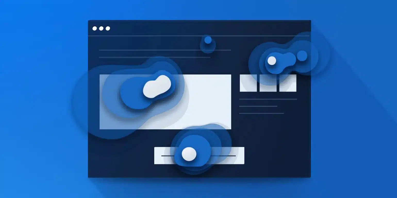 Heatmap cho Landing Page thiết kế web Halo Media