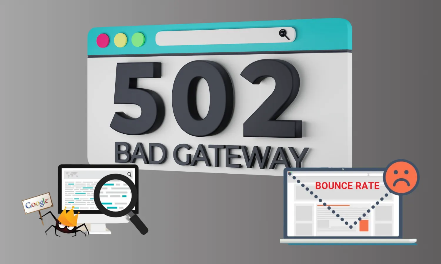 loi 502 bad gateway halomedia thiết kế web Halo Media