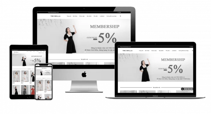 Thiet ke Website chuan seo Halomedia thoi trang