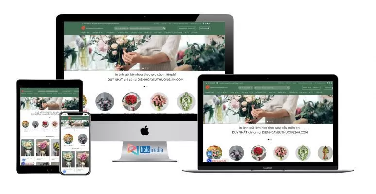 Dự Án Thiết Kế Website Điện Hoa