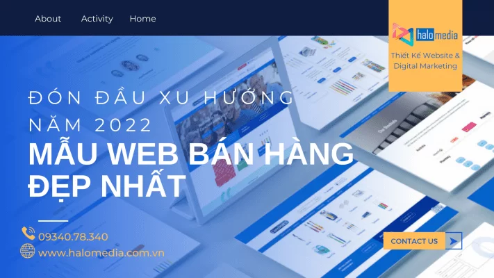 các mẫu web bán hàng đẹp nhất năm 2022