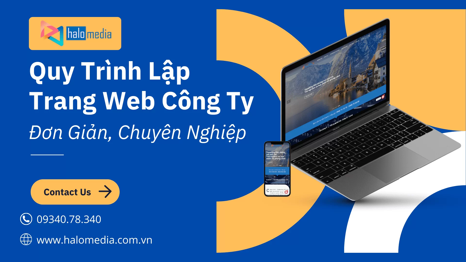 quy trình lập web công ty