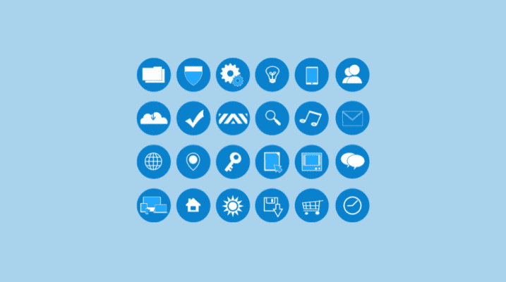 thumbnail Them icon menu thiết kế web Halo Media