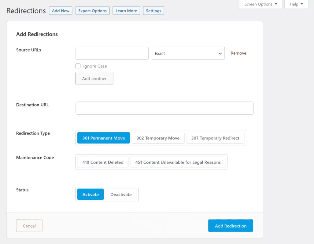 Chức năng chuyển hướng url trong plugin