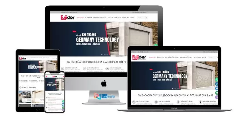 Thiết kế website cửa cuốn