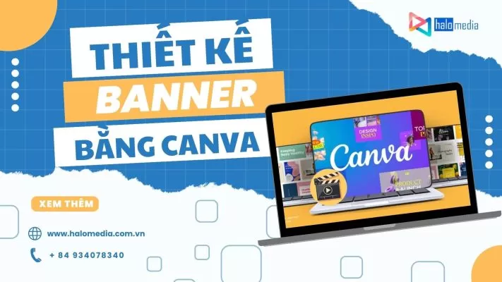 thiết kế banner bằng canva